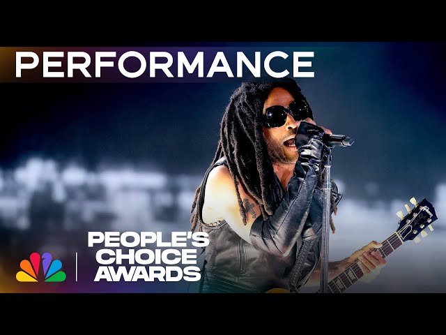 The 2024 Music Icon Lenny Kravitz Performs His Greatest Hits | People's Choice Awards 2024 | NBC class=