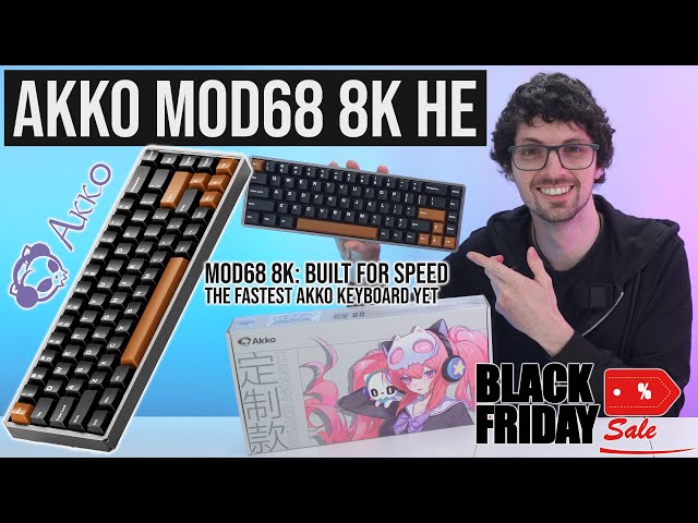 8kHz in a 65%? The Fastest AKKO Keyboard Yet! - AKKO MOD68 8K