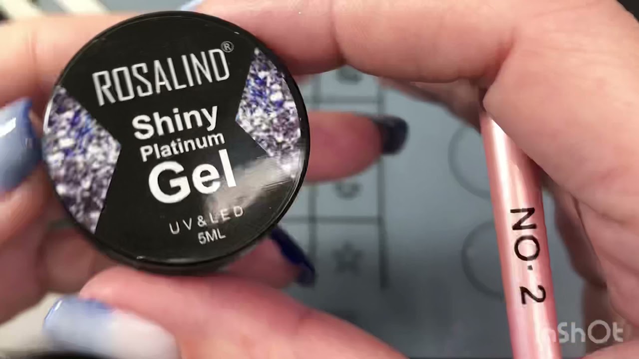 Rosalind shiny platinum gel