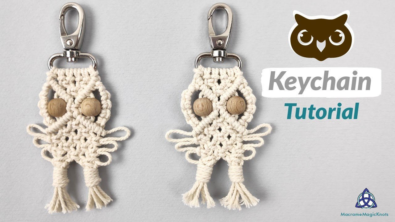 DIY: EASY MACRAME KEYCHAIN TUTORIAL