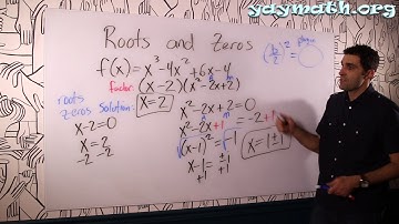 Algebra 2 – Roots and Zeros (part 1)