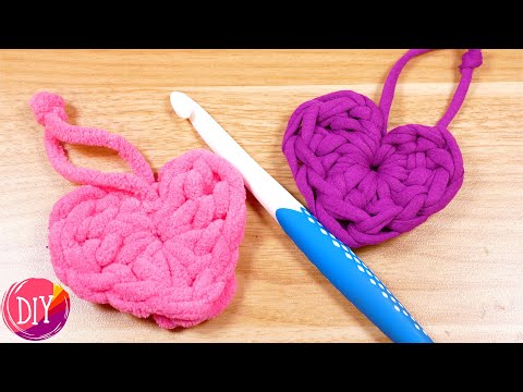 Valentine's Day idea ❤️ Crochet heart keychain ❤️ DIY gift idea