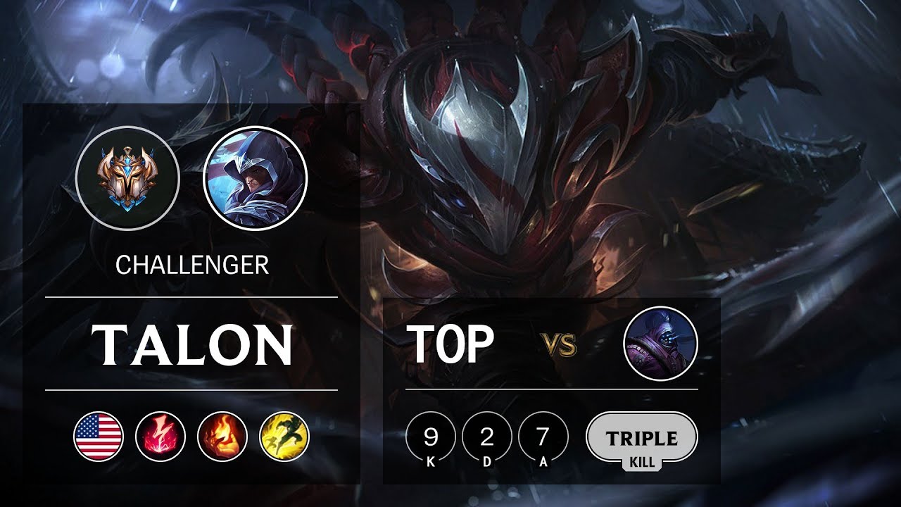 Talon Top vs Jax - NA Challenger Patch 9.12