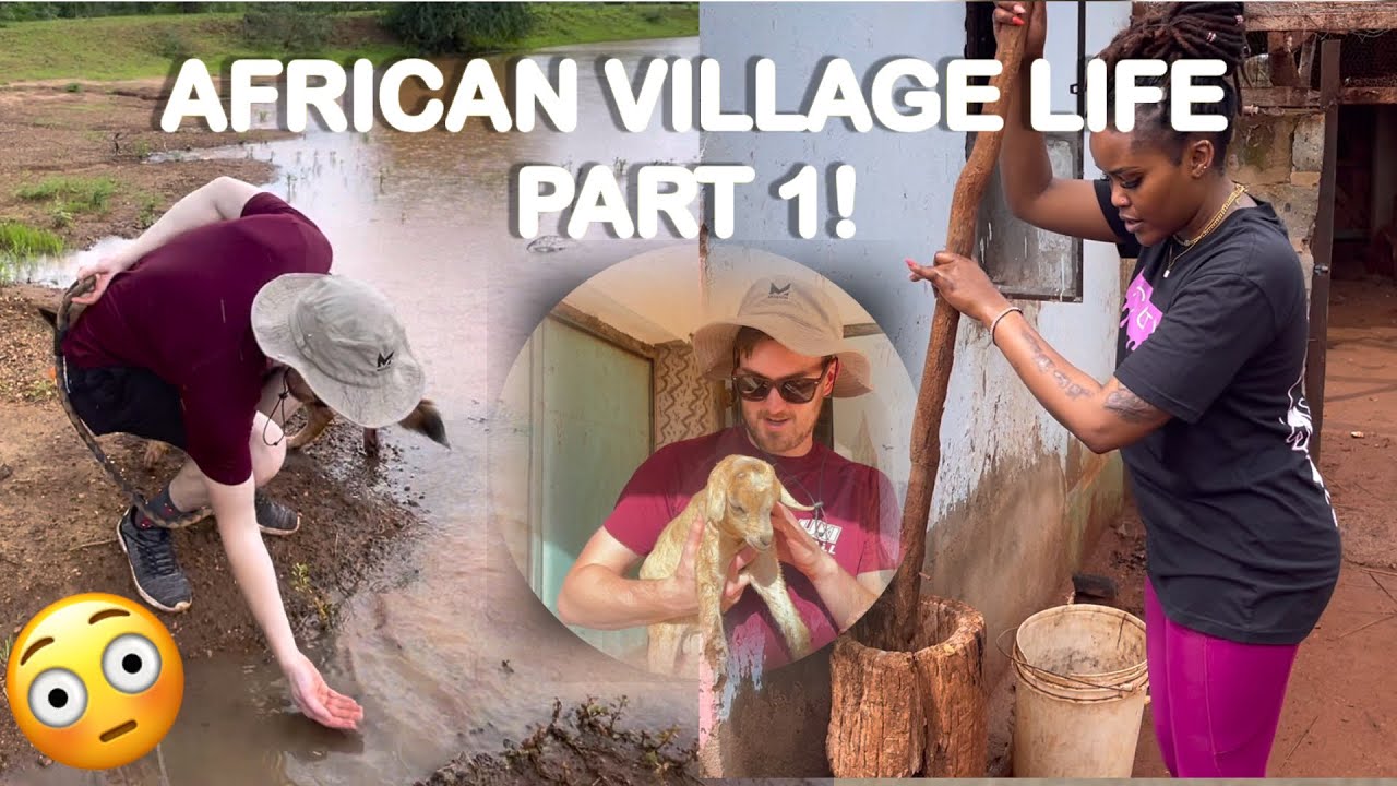 FINALLY SHOWING TYLER WHERE I GREW UP! Our Family Home in African Village in KENYA 🇰🇪!!