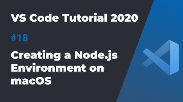 VS Code入门教程2020 #18 在macOS上搭建Node.js开发环境