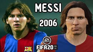 [FIFA 20] MESSI face 2006 || WITH MOVING HAIR
