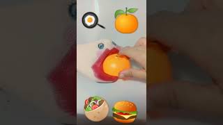 ???Handy Eating show mini food emoji challenge ?shorts