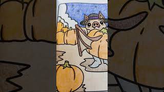 Fig has visited the pumpkin patch! (book info in comments) Colored with Crayola crayons. #coloring Fig has visited the pumpkin patch! (book info in comments) Colored with Crayola crayons. #coloring