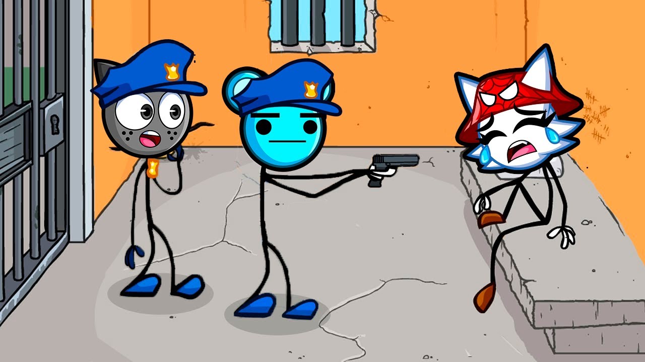 ¡ENCIERRAN a WENDA en la PRISIÓN más SEGURA! 🔫👮 PRISIÓN DE STICKMAN (sprunki)
