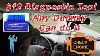 Kitbest OBD2 Car Diagnostic Scan Tool - Cheap - Easy - Amazing