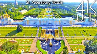 St. Petersburg Russia in 4K UHD Drone