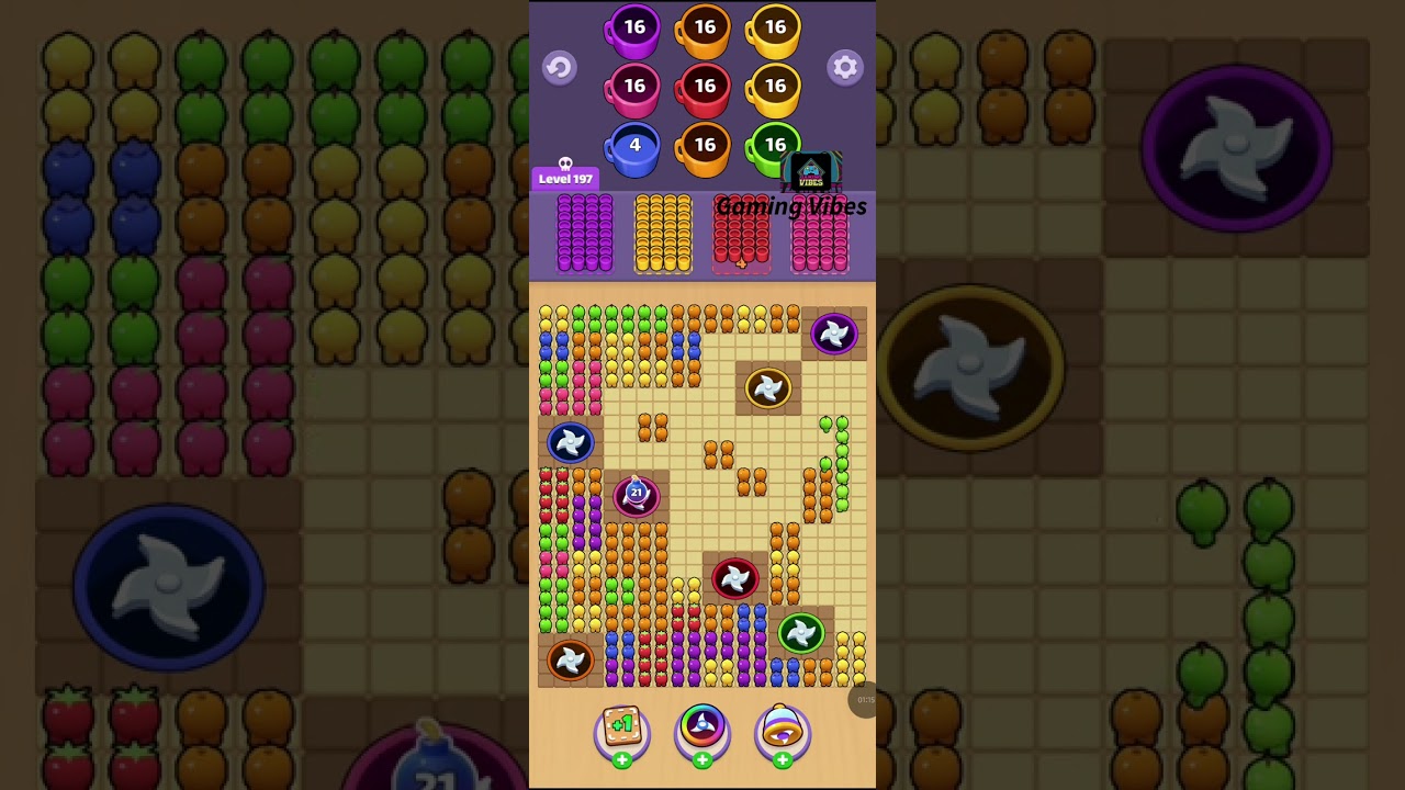 Fruit hole level 197 walkthrough solution