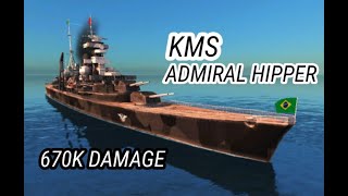 Kms Admiral Hipper 670K Damage