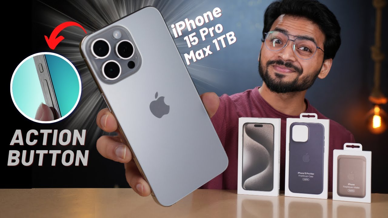 iPhone 15 Pro Max Unboxing 🔥, 1TB Variant 🤩 At Rs 1,99,900/