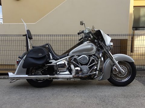 ドラッグスター 1100 vp13j スラッシュマフラー 00-08 BC-VP13J ヤマハ ドラッグスター1100 フルエキゾースト