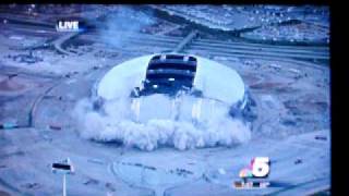 Bye Bye Texas Stadium Demolition- Implosion 1971-2010 Irving Texas Arrivederci . . .