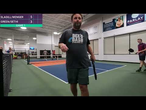Pickleballerz Men's league week 7 Tyler slagill & Benjamin Wenger