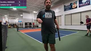 Pickleballerz Men's league week 7 Tyler slagill & Benjamin Wenger