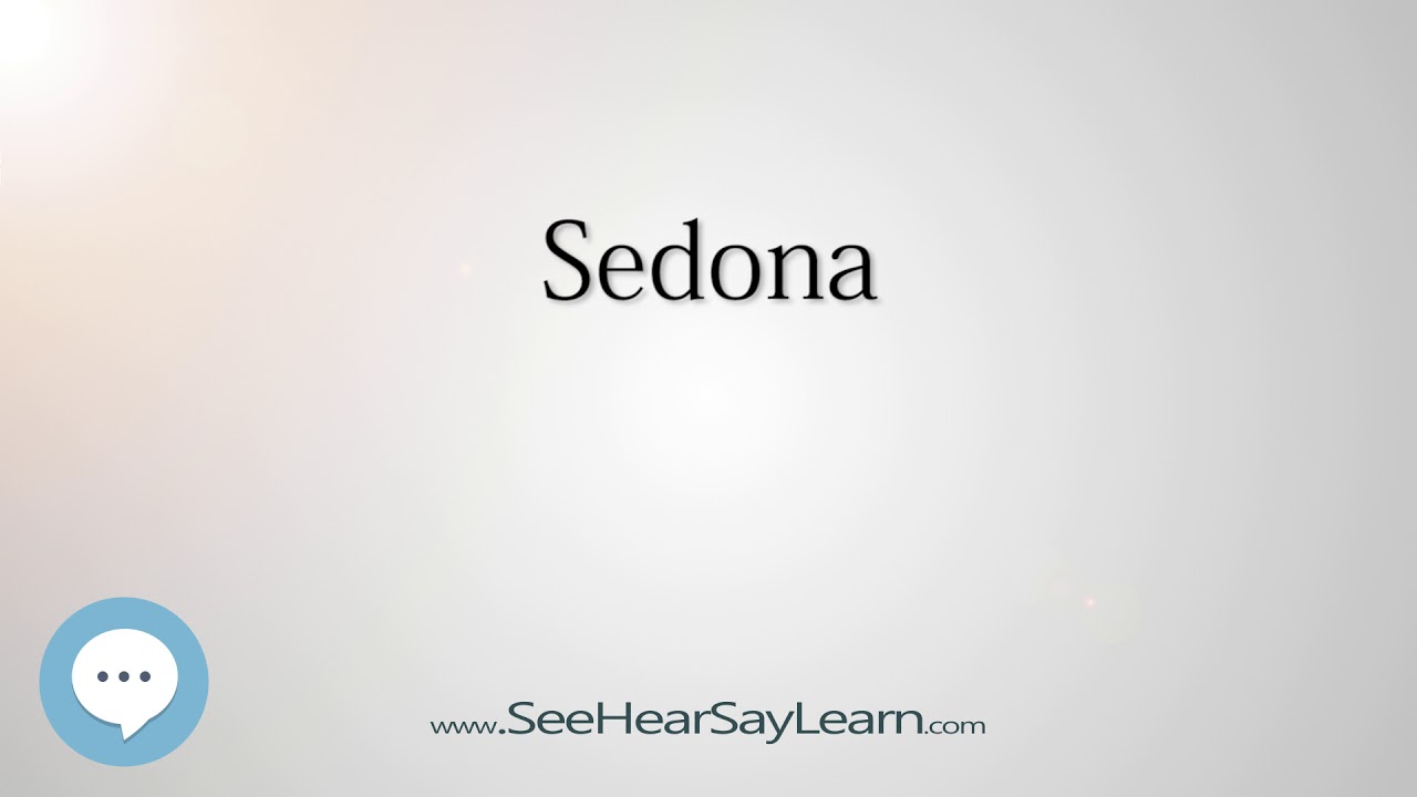 Sedona (How to Pronounce Cities of the World)💬⭐🌍 YouTube