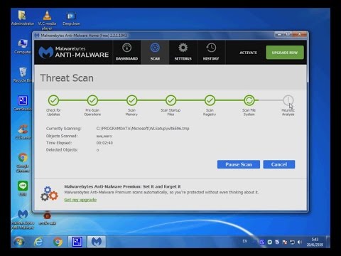 How to remove virus and malware in your PC : วิธีกำจัดไวรัสและมัลแว ด้วย โปรแกรม Malwarebyte free