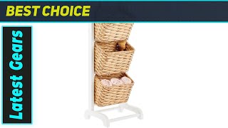 mDesign Water Hyacinth Storage Baskets: The Ultimate Organizer