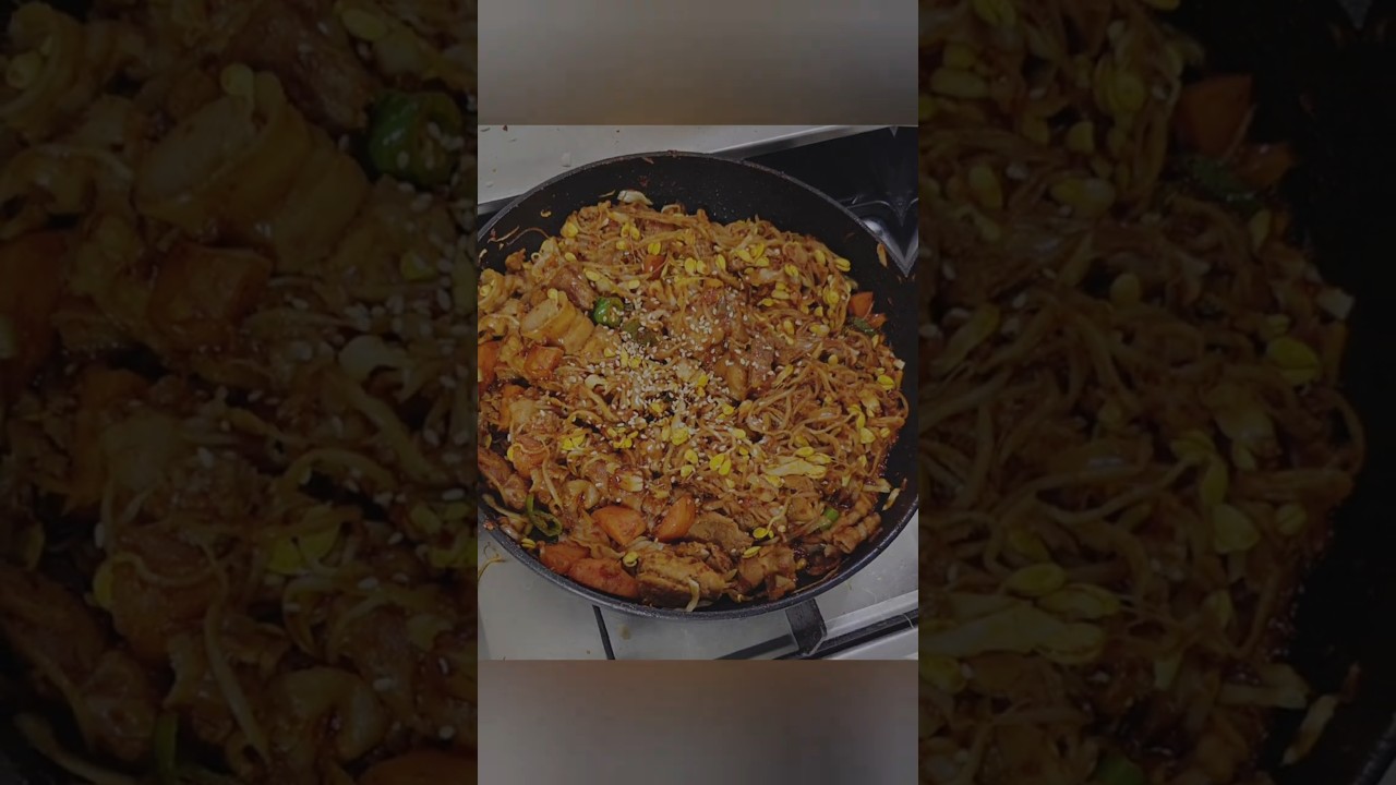 초간단 콩나물 불고기 레시피 숏폼 썸네일