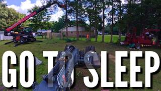 Fall Asleep To A 3-Man Crew Removing Cypress Trees