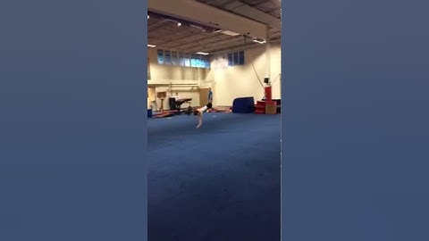 Floor practice: 1 1/2 front tuck