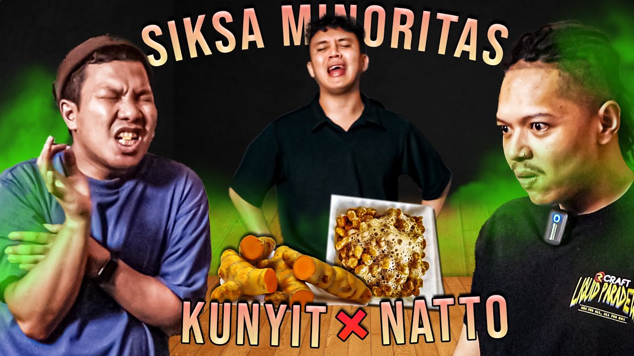 Makan Kunyit Campur Natto Ga Kuat Parah  | #mab18challenge eps 21