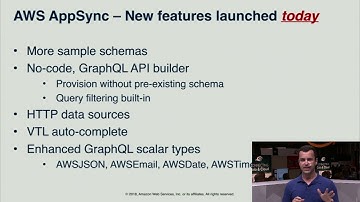 AWS NY Summit - AWS AppSync Releases Enhanced No-Code GraphQL API Builder, HTTP Resolvers