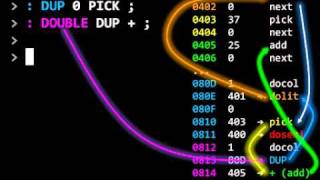 Direct Threading in TransForth