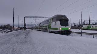 IC24 saapuu Seinäjoelle / InterCity train 24 arrives in Seinäjoki