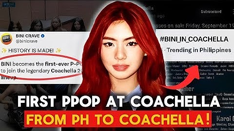 BINI Makes History as First P-POP Group at Coachella 2026! 