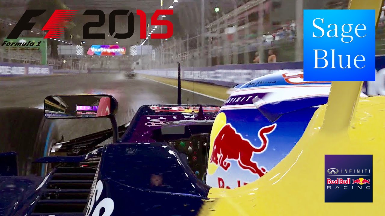 F1 2015: Heavy rain, Singapore GP night race