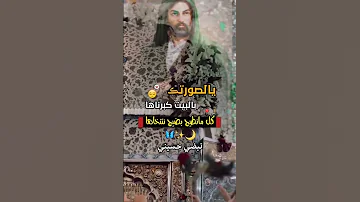 يالصورتك بالبيت كبرناها كل مانطيح بضيج نتنخاها اشهد ان علي ولي الله استوريات حسينيه ستوريات 
