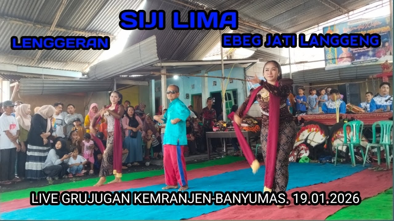 Siji lima lengger Banyumasan ‼️ebeg jati langgeng 📍📍live grujugan kemranjen-banyumas19. 01.2026