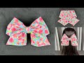 DIY Bow Hair Clip. How to make  Fabric Bow Hair Clip . Hair Clip. Fabric Bow .