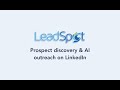 Prospect Discovery & AI Outreach on LinkedIn chrome extension