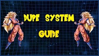 DUPE SYSTEM BASICS GUIDE! Dokkan Battle Version 3.0!