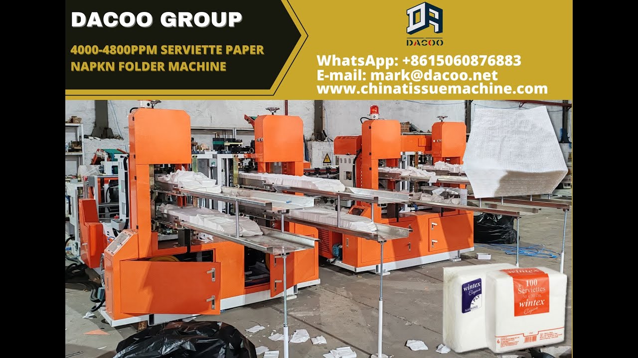 Where to buy dacoo paper napkin serviette machine? - YouTube