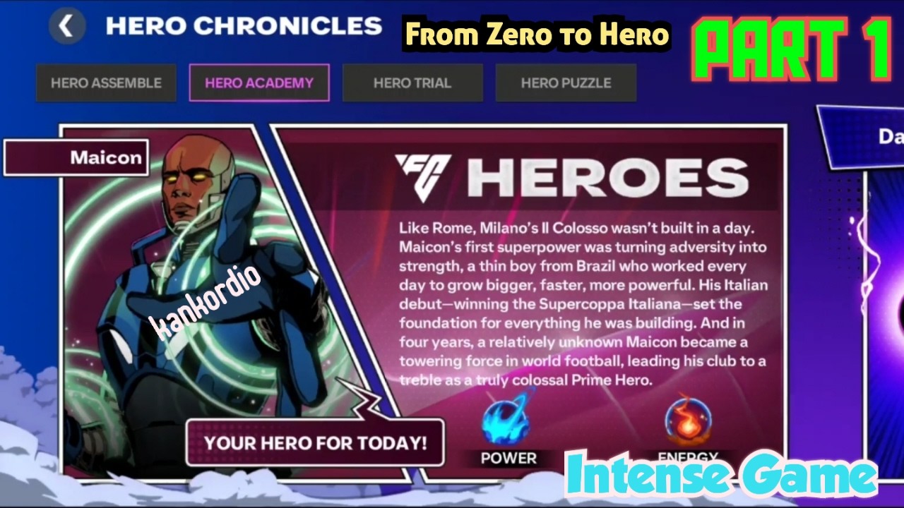 Hero Chronicles Part #1 Maicon Douglas, EAFC Mobile Gameplay #eafc #eafcmobile