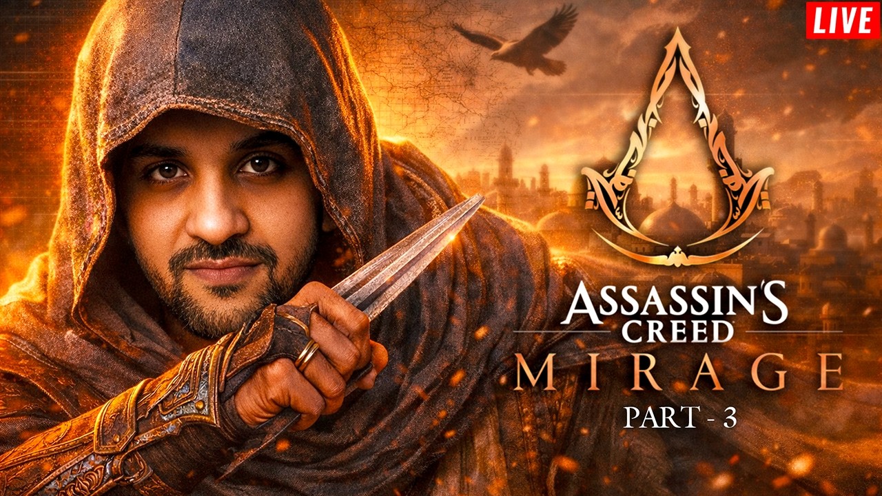 Assassin's Creed Mirage 🔥 Basim’s Story Continues | Part 3 LIVE