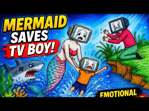 Mermaid Saves TV Boy From Shark Attack! 😱