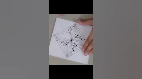 🥳🌺 Art Series #79/ Drawing Zentangle#zentanglepattern #zentangleartist #paintingkakhazana#Zentangle