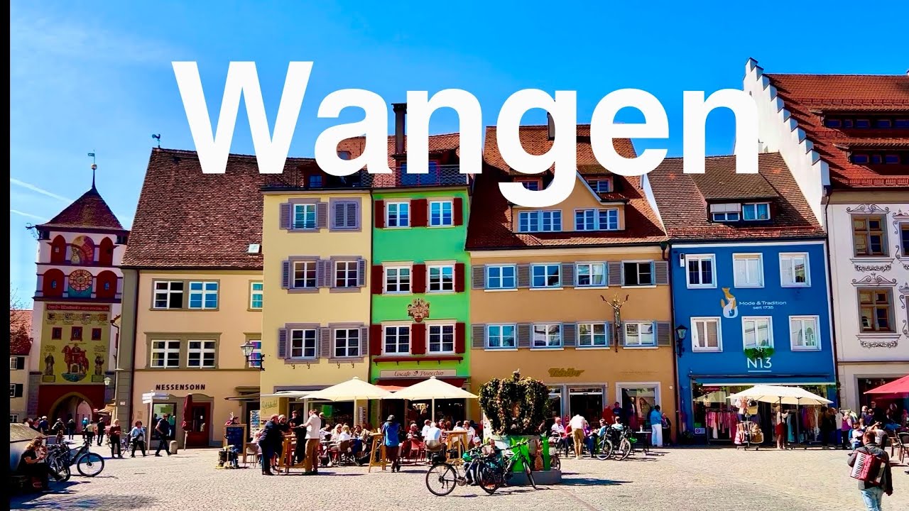 Wangen , Wangen im Allgäu, Germany 4K, Beautiful Walking Tour