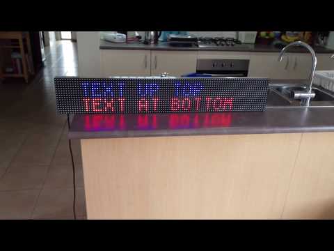 3 x 16x32 RGB LED using Raspberry Pi