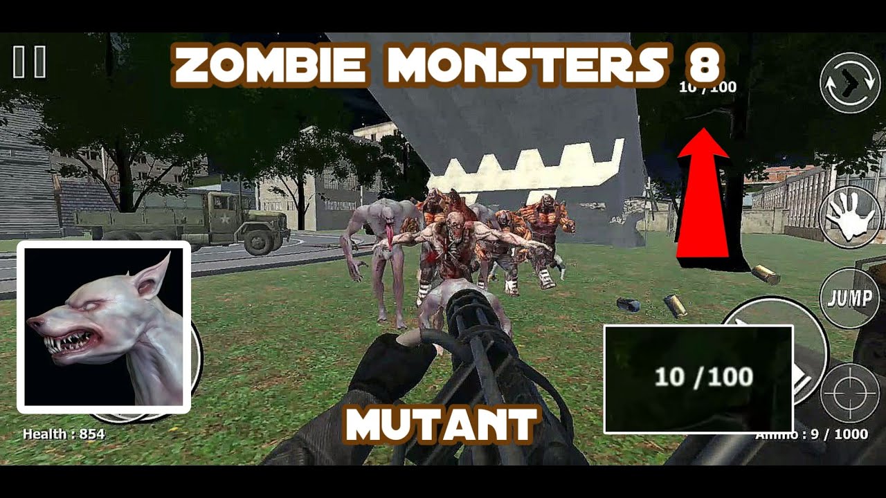 zombie monsters 8 mutant nivel 13-17 | kill 100 zombies | zombie evil kill 8