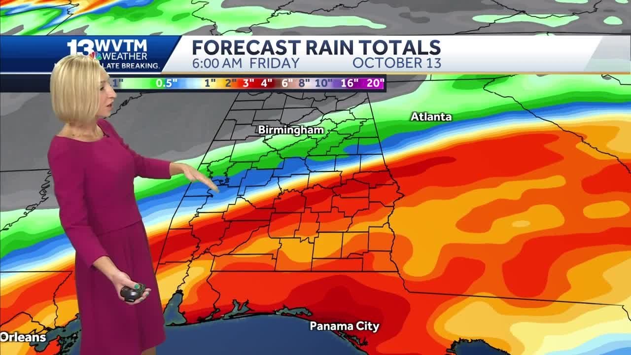 Warmer weather for central Alabama before the chance for rain arrives ...