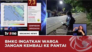 Download lagu Gempa Mentawai M 7,3: BMKG Cabut Peringatan Tsunami | Breaking News tvOne