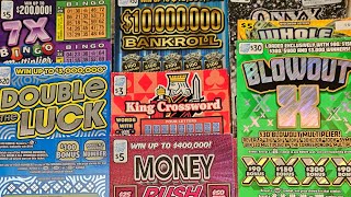 Lucky Coin Scratchers is live! BRAND NEW BLOWOUT X, DOUBLE THE LUCK, 7X BINGO AND MONEY RUSH!